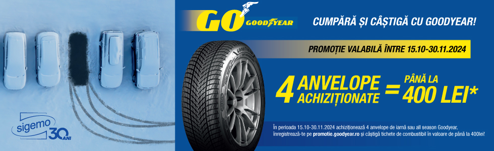 Promotie Goodyear pentru anvelopele de iarna si pentru cele all seasons